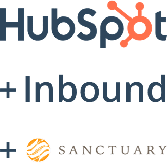 Hubspot, Inbound, and Sanctuary graphic
